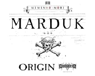 Bilety na koncert MARDUK + Origin, Doodswens, goście : Memento Mori Europa 2024 w Warszawie - 02-04-2024