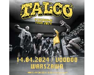 Bilety na koncert TALCO w Warszawie - 14-04-2024