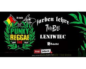 Bilety na koncert Punky Reggae Live - Farben Lehre & The Bill & Leniwiec i inni! w Głogowie - 06-04-2024