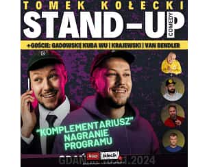 Bilety na koncert Tomek Kołecki Stand-up - Stand-up Gdańsk: Tomek Kołecki + goście - 10-01-2024