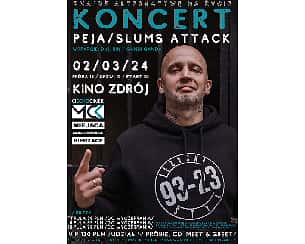 Bilety na koncert PEJA / SLUMS ATTACK w Ciechocinku - 02-03-2024