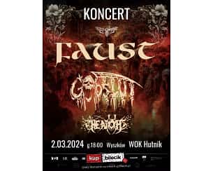Bilety na koncert Faust/Godslut/Henoh - Faust - 25 lat w Wyszkowie - 02-03-2024