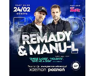 Bilety na koncert Special Guest: Remady - Manu-L w Poznaniu - 24-02-2024