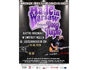 Bilety na koncert Made in Warsaw - Tribute to Deep Purple + Jurek Styczyński (Dżem) w Nowym Dworze Mazowieckim - 19-04-2024