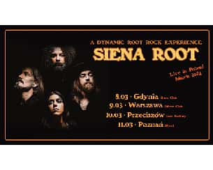 Bilety na koncert Siena Root - Poznań, 11.03.2024 - 11-03-2024