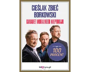 Bilety na kabaret Moralnego Niepokoju w programie pt. "100 procent" w Jędrzejowie - 18-05-2024