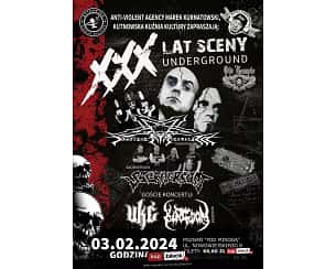 Bilety na koncert XXX Lat Sceny Underground - Pandemonium & Sacriversum & UKĆ w Poznaniu - 03-02-2024