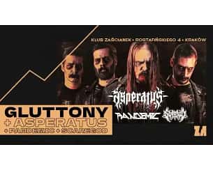 Bilety na koncert Gluttony + Asperatus + Pandemic + Scaregod w Krakowie - 29-08-2024