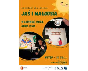 Bilety na koncert Spektakl dla dzieci Jaś i Małgosia w Warszawie - 11-02-2024