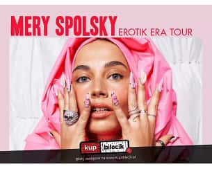 Bilety na koncert Mery Spolsky "Erotik Era Tour" w Krakowie - 18-04-2024