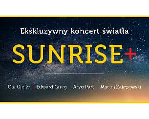 Bilety na koncert SUNRISE w Warszawie - 11-03-2024