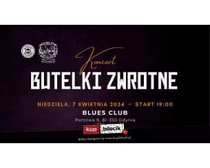 Bilety na koncert Butelki Zwrotne - Trasa promująca nowy album w Gdyni - 07-04-2024
