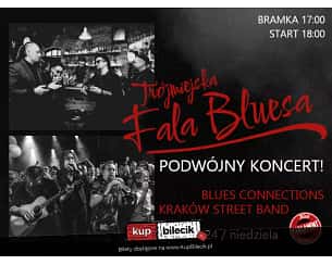 Bilety na koncert Trójmiejska Fala Bluesa - Blues Connections & Kraków Street Band w Gdańsku - 19-05-2024