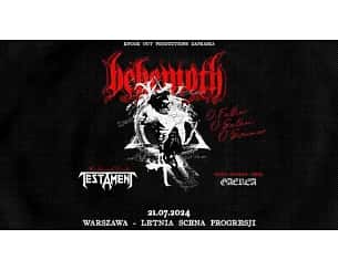 Behemoth + Testament + Gaerea - Behemoth+ Testament + Gaerea