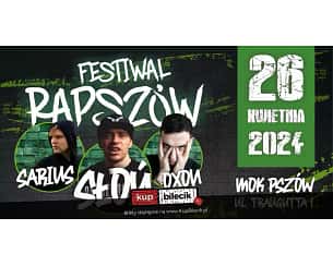 Bilety na RAPszów Festiwal - Oxon, Sarius, Słoń!