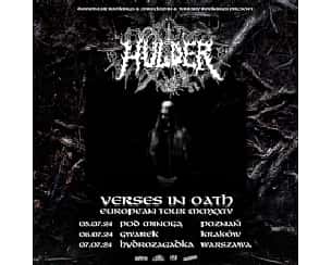 Bilety na koncert HULDER - VERSES IN OATH ALBUM RELEASE EUROPEAN TOUR 2024 w Krakowie - 06-07-2024