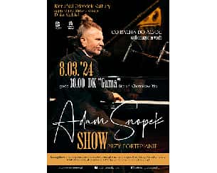 Bilety na koncert Adam Snopek – show przy fortepianie w Bieruniu - 08-03-2024