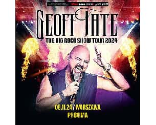 Bilety na koncert GEOFF TATE x THE BIG ROCK SHOW TOUR 24 | WARSZAWA - 08-11-2024