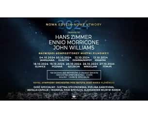 Bilety na koncert Tribute to Hans Zimmer, Ennio Morricone, John Williams w Olsztynie - 05-10-2024