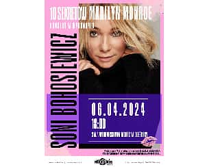 Bilety na koncert „10 sekretów Marilyn Monroe”  w Oleśnicy - 06-04-2024