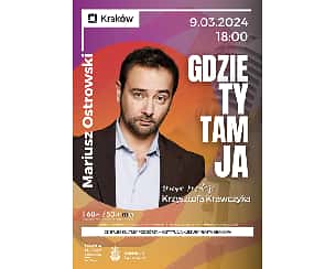 Bilety na koncert „Gdzie Ty, tam ja” Mariusz Ostrowski śpiewa przeboje Krzysztofa Krawczyka w Krakowie - 09-03-2024