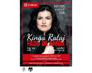 Bilety na koncert 17.03.2024, godz. 17.00 – Koncert Kingi Rataj „Fado de Amor” w Krakowie - 17-03-2024