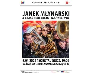 Bilety na koncert Jan Emil Młynarski & Brass Federacja – Narkotyki / 6.04.2024 / WCK Międzylesie w Warszawie - 06-04-2024