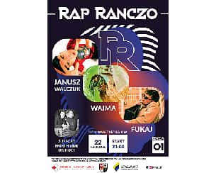 Bilety na koncert Rap Ranczo Edycja 1 - Skład : Waima, Janusz Walczuk,Fukaj , Support: North Side District w Sieniawie Żarskiej - 22-06-2024