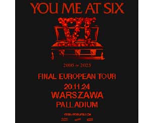 Bilety na koncert YOU ME AT SIX w Warszawie - 20-11-2024