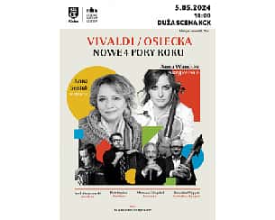 Bilety na koncert VIVALDI / OSIECKA - NOWE 4 PORY ROKU w Kielcach - 05-05-2024
