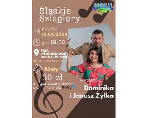 Bilety na koncert Dominika i Janusz Żyłka - Śląskie Szlagiery w Pępowie - 19-04-2024