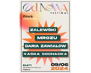 Bilety na Od Nowa Festiwal - Zalewski, Mrozu, Daria Zawiałow, Kaśka Sochacka