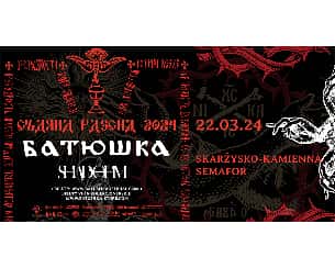 Bilety na koncert Czarna Pascha 2024 | Batushka + Shadohm w Skarżysku -Kamiennej - 22-03-2024