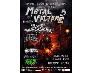 Bilety na koncert Metal Vulture 5 | Pandemonium, Dead Awaken, Abominated, Axe Crazy, Nuclear Venom w Skarżysku -Kamiennej - 11-05-2024