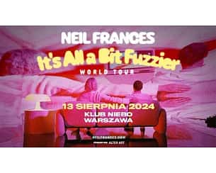 Bilety na koncert Neil Frances w Warszawie - 13-08-2024