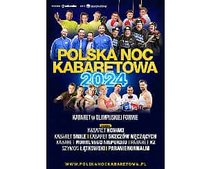 Bilety na kabaret Polska Noc Kabaretowa 2024 w Elblągu - 20-04-2024