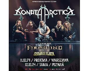 Bilety na koncert SONATA ARCTICA & FIREWIND & SERIOUS BLACK | WARSZAWA - 11-10-2024