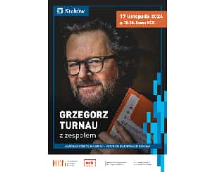 Bilety na koncert GRZEGORZ TURNAU z zespołem w Krakowie - 17-11-2024