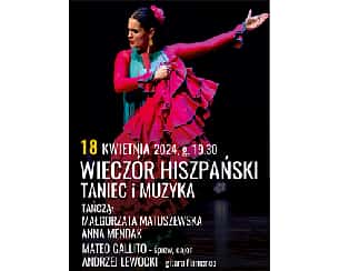 Bilety na WIECZÓR HISZPAŃSKI. TANIEC I MUZYKA/ 22. Festiwal Tańca Kielce 2024
