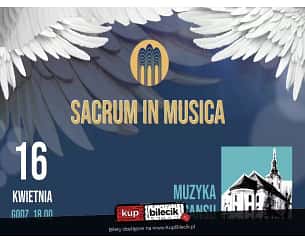 Bilety na koncert Sacrum in Musica 2024 - Sacrum in Musica - muzyka renesansu - zespół Jerycho w Bielsku-Białej - 16-04-2024