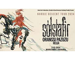 Bilety na koncert Sólstafir + Oranssi Pazuzu + Helga - Solstafir + Oranssi Pazuzu + Helga w Warszawie - 07-12-2024