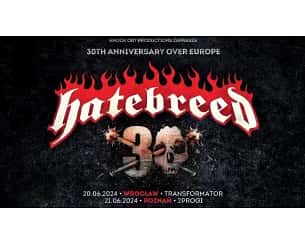 Bilety na koncert Hatebreed w Poznaniu - 21-06-2024