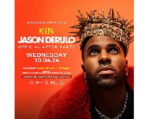 Bilety na koncert Official After Party Jason Derulo Nu King World Tour w Warszawie - 10-04-2024