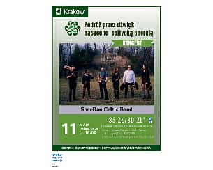 Bilety na koncert celtycki w wykonaniu Sheeban Celtic Band w Krakowie - 11-05-2024