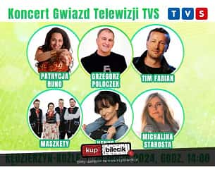Bilety na koncert Gwiazd Telewizji TVS w Kędzierzynie-Koźlu - 19-05-2024