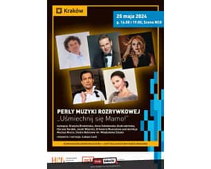 Bilety na koncert Perły Muzyki Rozrywkowej "Uśmiechnij się Mamo!" - Premierowe widowisko - Perły Muzyki Rozrywkowej "Uśmiechnij się Mamo!" w Krakowie - 25-05-2024