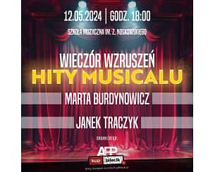 Bilety na koncert Marta Burdynowicz & Janek Traczyk - Wieczór wzruszeń w Gdyni - 12-05-2024