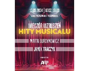 Bilety na koncert Hity Musicalu - Marta Burdynowicz i Janek Traczyk w Gdyni - 12-05-2024