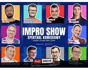 Bilety na kabaret Grupa AD HOC - "Impro show!" - Giza, Ruciński, Leja, Śliwka, Machnicki, Skrzypek oraz Grupa AD HOC w Markach - 12-05-2024