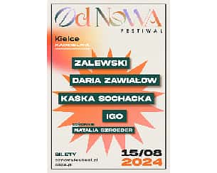 Bilety na Od Nowa Festiwal - Zalewski, Daria Zawiałow, Kaśka Sochacka, Igo, Natalia Szroeder